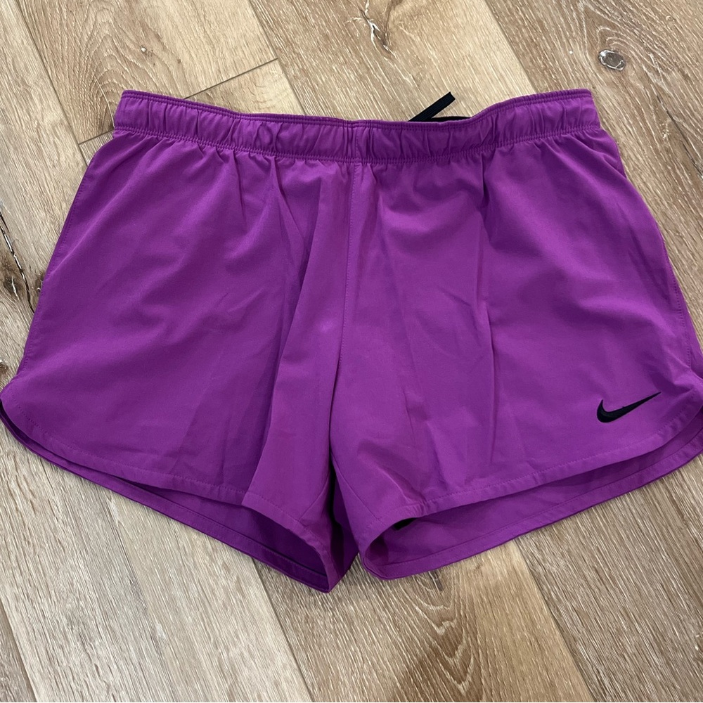 Nike Women's Vibrant Purple Athletic Shorts